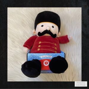 Tiny Love + Carry Nutcracker Plush with Removable Heat Pack - NWT